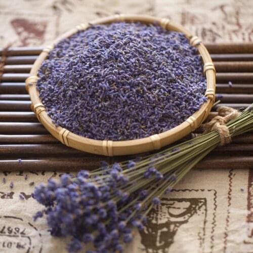 100g Lavender Natural Dried Flower Bouquet Lavender Buds Fragrant Sachet bag Valentines Day Bouquet Gift Lasting Fragrance