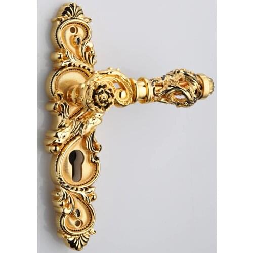 85 HOLLOW SPLIT DOOR LOCK--DOORHAND -ZINC ALLOY MATERIAL----DIFFERENT FROM NORMAL