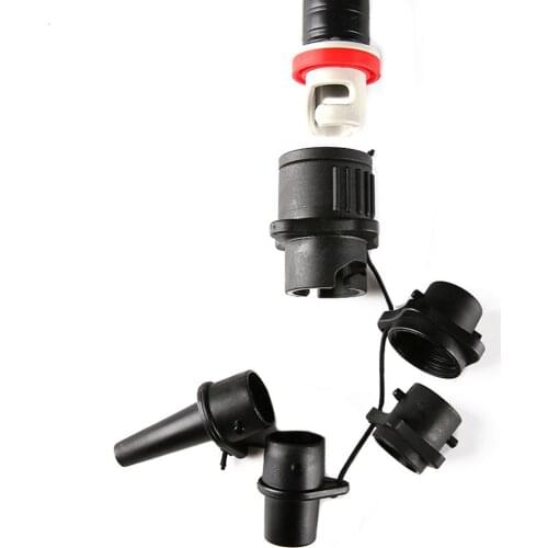 Inflatable Boat Pump Adaptor Leak-proof Multifunctional Air Pump Air Valve Adapter For Kayak Inflatable Beds Surfboard Boat