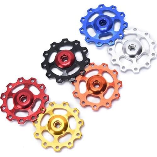 Aluminum Alloy MTB Bicycle Rear Derailleur Pulley Jockey Wheel Road Bike Guide Roller Idler Part Cycling Accessory