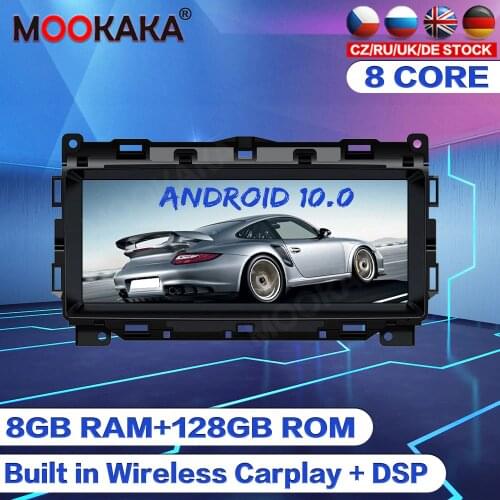 For Jaguar XE 2016 - 2019 Android 10.0 Car Multimedia Player 8GB+128GB GPS Navigation Auto Radio Head Unit Tape Recorder Stereo