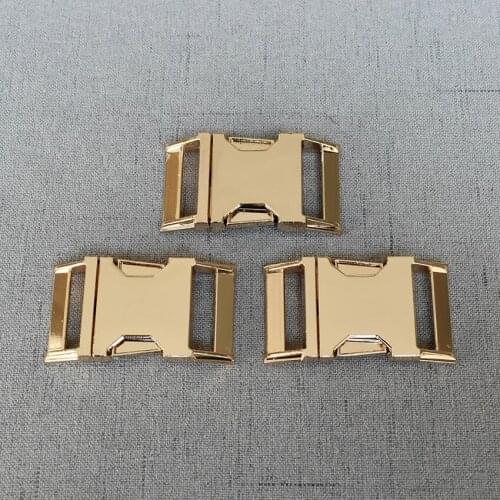 1 Piece Golden 25mm Metal Backpack strap Buckle Quick Side Release Buckle For Bag Luggage Backpack Strap Belt Webbing Craft