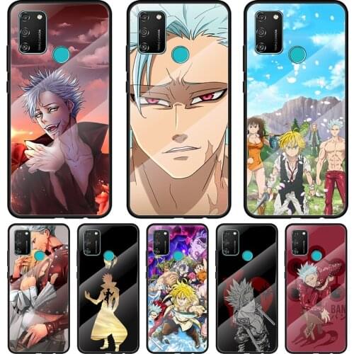 The Seven Deadly Sins Ban Tempered Glass Cover For Honor 30 20 10 9X 8X Pro Plus Lite Silicone Phone Case Coque