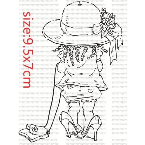 Childrens Childhood Transparent Silicone Rubber Stamp And Metal Die Sheet Cling Scrapbooking DIY Cute Pattern Photo Album