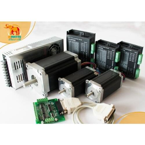 German, USA Ship& Free) 3Axis CNC Wantai Stepper Motor 428oz&1600oz,7.8A Foam Mill 3D DQ860MA