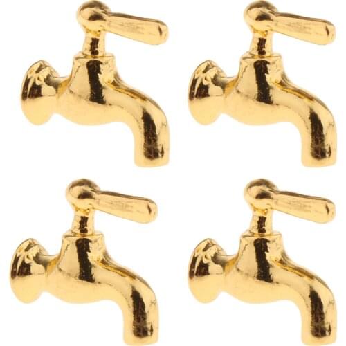 4-pack Creative 1: 12 Miniature Dollhouse Small Bathroom Supplies Dollhouse Bathroom Decor Ornaments Xmas Gifts