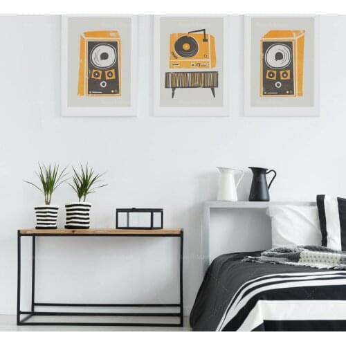 Mid Century Wall Art, Husband Gift, Vinyl Record Prints, Gift For Music Lover, Gift Wife, Apartment Decor, Music Art, Gallery Wa