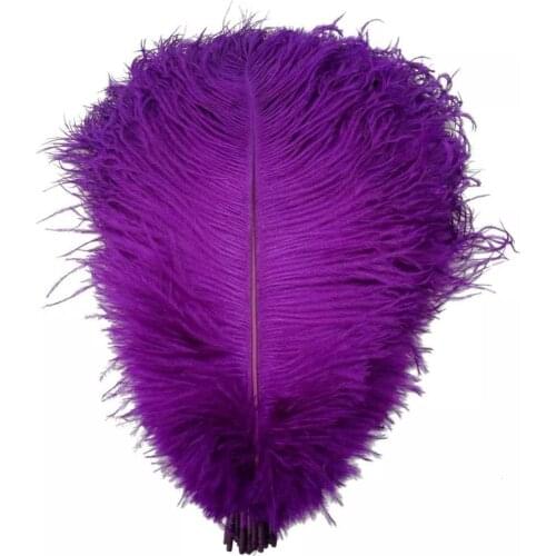 New! Wholesale high quality purple ostrich feathers , feather length 40-45cm / DIY clothing accessories