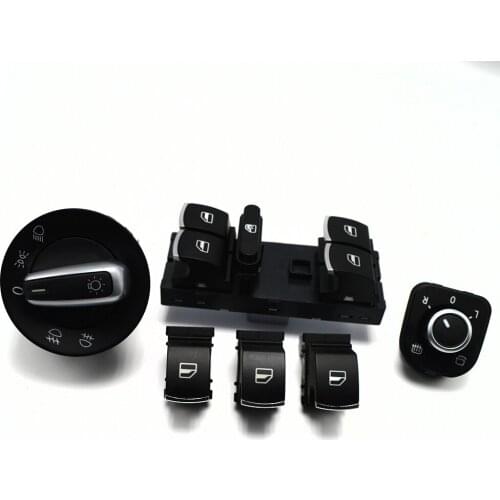 New Window Mirror Headlight Switch For VW Jetta 6 Golf GTI 5 6 Touran Tiguan Caddy Passat B6 CC 5ND959857 5ND959565A 5ND941431A