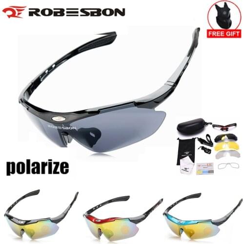 3 Lens Polarized Cycling Goggles Eyewears Uv400 Outdoor Sports Mountain Bicycle Glasses Running Mtb Fishing Sunglasses Men Women