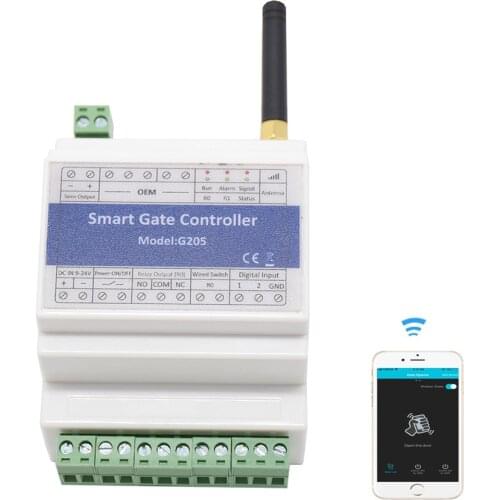 850/900/1800/1900MHz Frequency GSM Remote Controller Wired Relay Switch G205 For Gate Barrier Shutter Opener (Replace RTU5025)