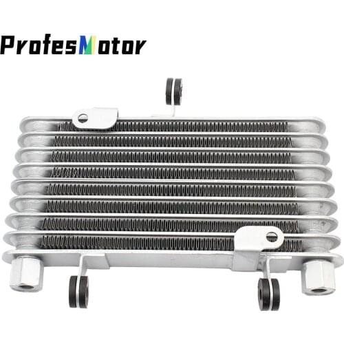 Motorcycle Oil Cooler Oil Engine Radiator Aluminum 125ml Cooling Radiators for 125CC-250CC Motorcycle Dirt Bike ATV