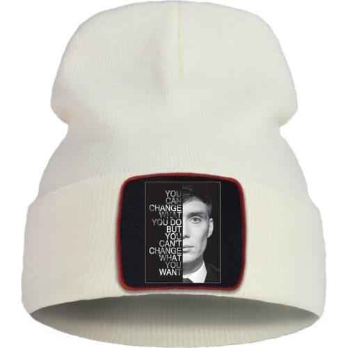 Peaky Blinders TV Show Bonnet Caps Women Street Knitted Cap Men Cotton Foldable Beanie Hats Outdoor Warm Cotton Skullies Hat