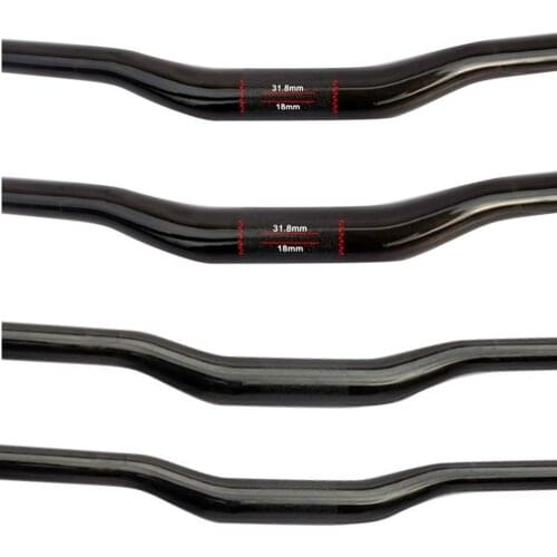 UD no logo rise carbon handlebar mountain bike bicycles carbon rise handlebar 31.8*600/620/640/660/680/700/720/740/760mm