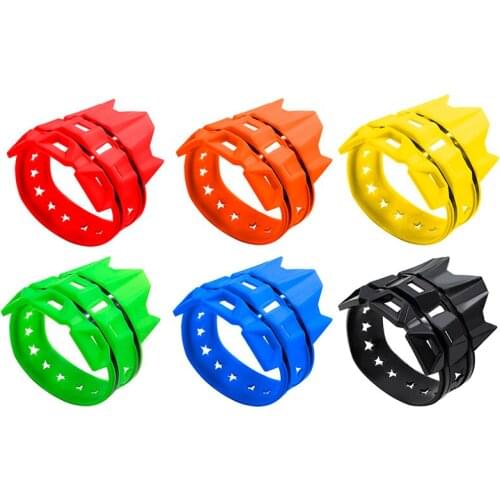 Universal 6 Color Motorcycle Exhaust Tail Pipe Muffler Shield Protector for YAMAHA For Honda for KAWASAKI Adjustable Size