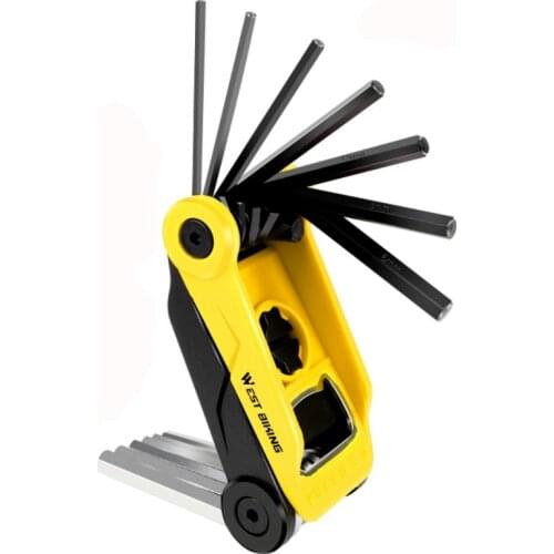 West Cycling Bike Tool Kit Bike Repair Hex Wrench Bottle Opener Tire Lever Multi-tool Set Mtb Road Bike Repair Tools