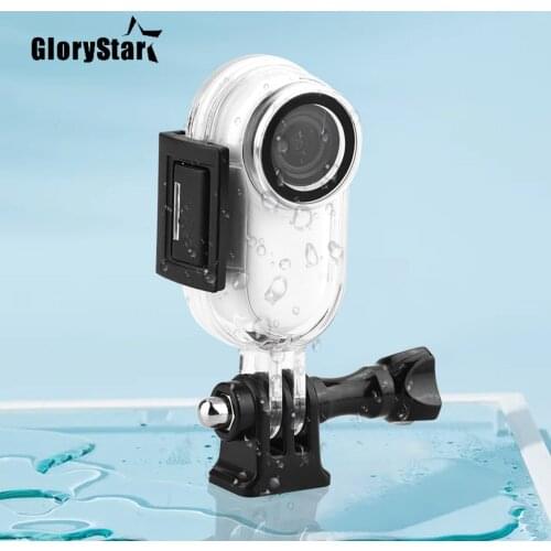 Waterproof Case For Insta360 GO 2 Camera Protector Underwater Dive Housing Shell Screw Wrench 1/4Inch Adapter Camera Accessories