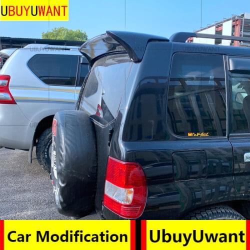High Quality ABS Material Car Spoiler For mitsubishi pajero IO 1996-2004 Primer Color Tail Wing Decoration Rear Trunk Spoiler