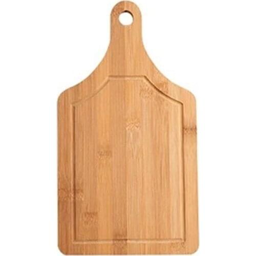 Wooden Chopping Board Fruit Pizza Bread Plate with Handle Hangable Cutting Board B85C