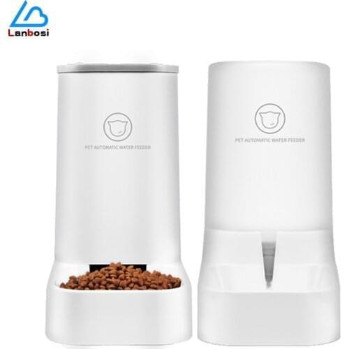 Pet Water Dispenser Automatic Feeder Waterer Pet Drinking Water Feeding Supplies Mobile Unplugged