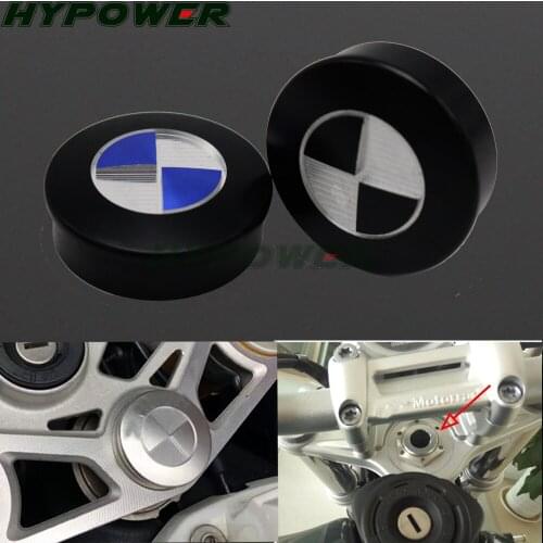 For BMW S1000RR R Nine T Pure Racer Scrambler Urban G/S CNC Upper Top Front Fork Center Covering Cap Yoke Plug Protector