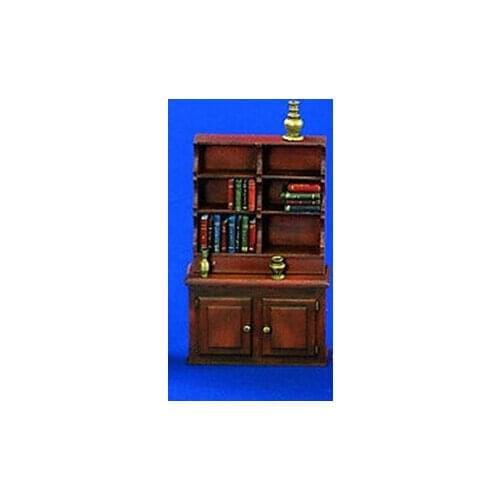 Scene model resin bookcase 1:35