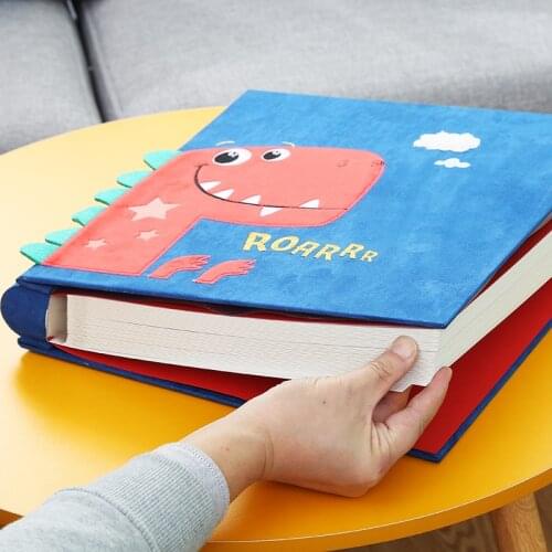 Creative Baby DIY Photo Album Self Adhesive Film Covered Family Album 40 Sheets 18 Inch Childrens Growth Records Album ZH437