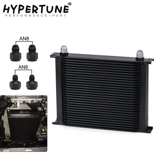 Hypertune - 30 ROW AN-10AN UNIVERSAL OIL COOLER ENGINE TRANSMISSION OIL COOLER KIT HT7030