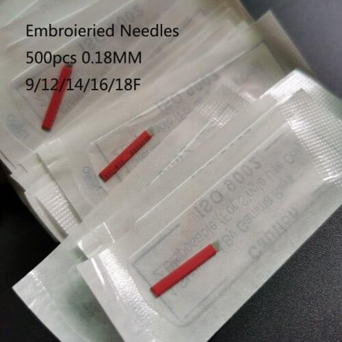 Nano Microblading Needles 0.18mm Tattoo Eyebrow Needle Microblade Embroidery agulha nanoneedles for microblading tattooing pmu