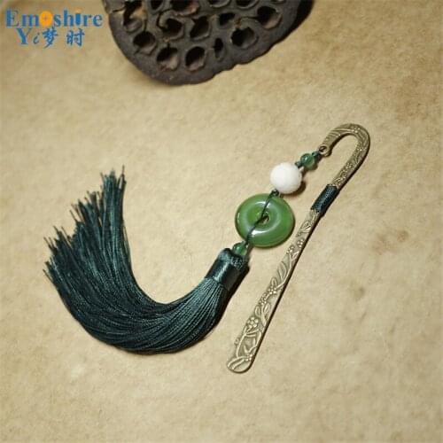 Creative Chinese Women Hairpin Diary Movie Stationery School Graduation Gift Bookmarks for Girls Boy Reader Metal Bookmark M181