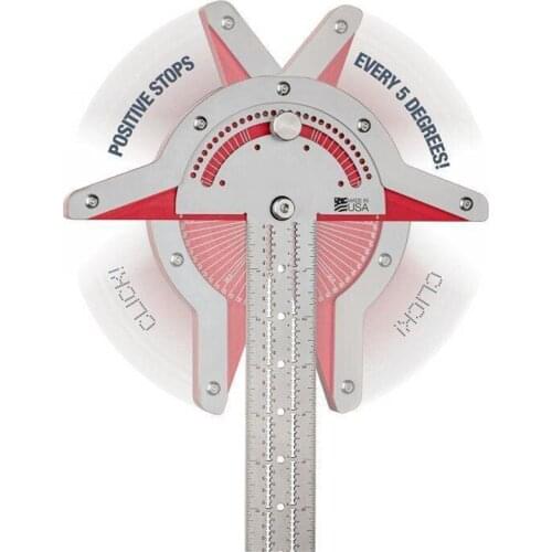 Multifunction Woodworkers Edge Rule Inch MM Woodworking Scriber Gauge Aluminum Steel Measuring Marking Framing Ruler Tool Retail