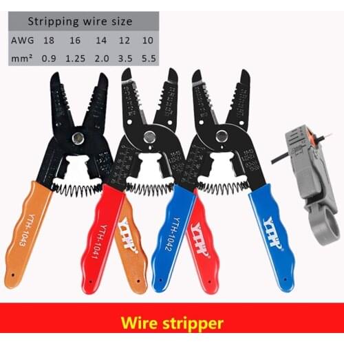 Newest Multi-Function wire stripper cable stripper Electricity Tools pliers Wires Electricity Crimping Cutting Tools YTH-1041