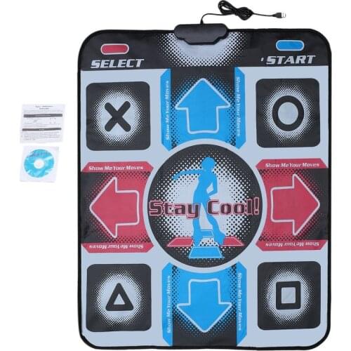 New Dance Mat Dancing Step Dancing Mat Dance Pad Dancer Blanket Equipment Revolution HD Non-Slip Foot Print Mat to PC with USB