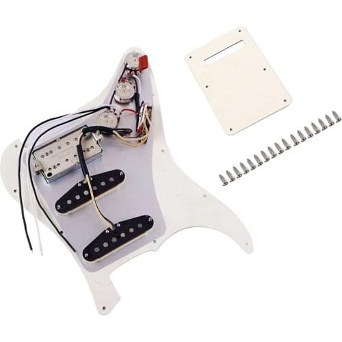 Clear Electric Guitar Pickguard 10 Hole 3 Layers Guitar Pickguard Reinforced Rotary Tool for Guitar