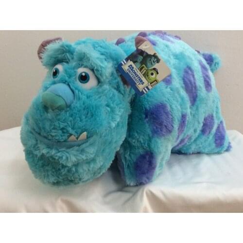 Monsters Inc Plush Foldable Pillow Toy 65cm*50cm Sulley Sullivan Soft Cushion Doll for birthday gift