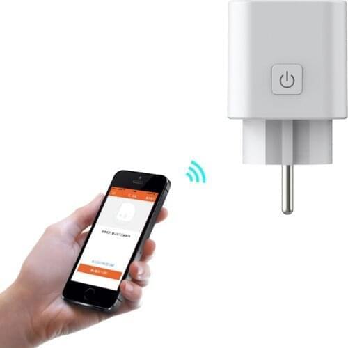 Tuya WiFi EU Smart Plug 16A 220V Adapter Wireless Remote Control Voice Control Power Monitor Timer Socket for Google Home Alexa