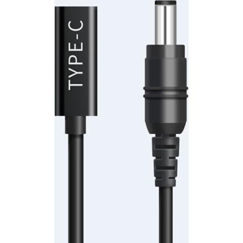 USB 3.1 Type C PD Power Adapter Converter DC Plug 4.5*3.0 0.6mm Pin Male Jack Connector for Dell Laptops Charging Cable 15cm