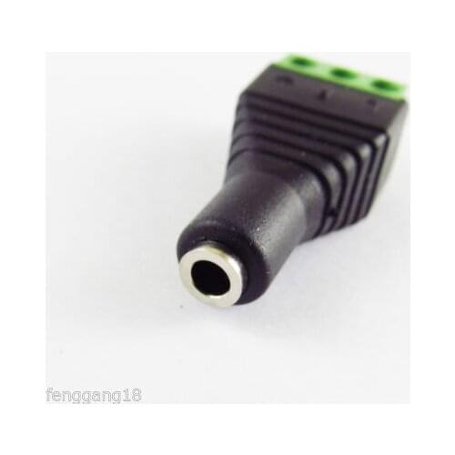 10pcs 3.5mm 1/8" Stereo Female Jack To AV Screw Video AV Balun Terminal Plug Adapter