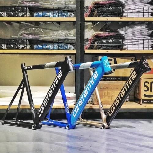 Constantine 700c Aluminum Fixed Gear bike Frameset with Carbon Fork include headset Seatposts Clamps