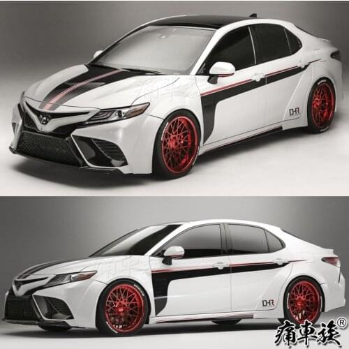 Car stickers For Toyota Camry 2018 pull flowers Camry body decoration modified stickers decals