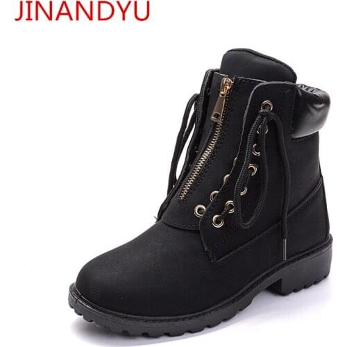Big Size 43 Chunky Motorcycle Boots for Women Spring Antumn Shoes Women Platform Sneakers Flats Ankle Boots Bota Plataforma Punk