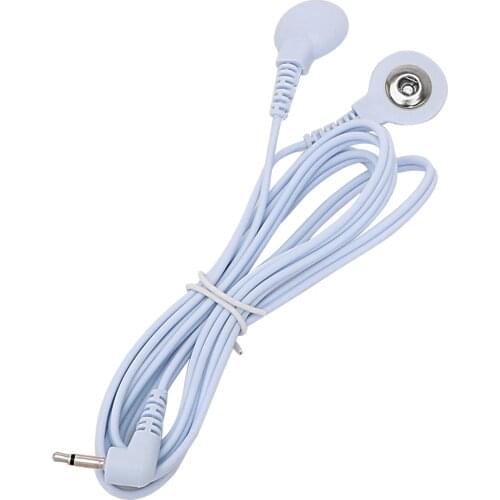IKOKY Electric Shock Wire 2 Head Buckle Line 1 Therapy Massager Accessories Electro Stimulation Shock Conversion Line Sex Toys