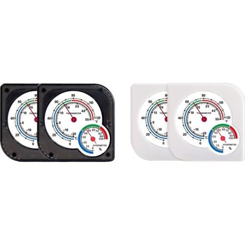 Indoor Thermometer Hygrometer Room Thermometer Humidity Monitor, Suitable for Room Greenhouse Kitchen