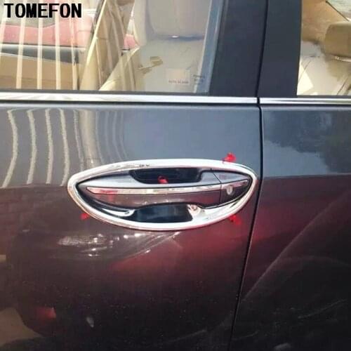 For Toyota Corolla Altis E170 2014 2015 ABS Chrome Exterior Door Handle Cover Bowl Trim Doorknob Cap Trims