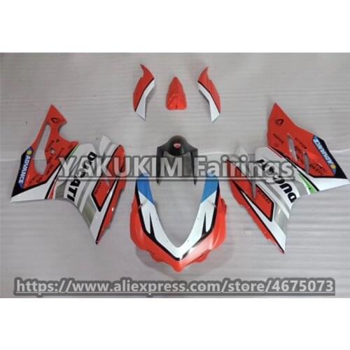 Motorcycle Fairings For Ducati 1299 959 Panigale 2015 2016 2017 2018 ABS Injection Molded Complete Bodywork Kit white Custom