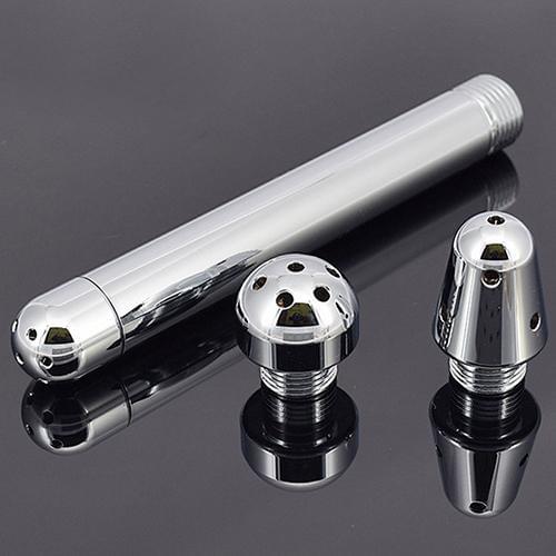3 Heads Aluminum Water Nozzle Plug Butt Shower Cleaning Kit Bidet Faucets Rushed Anal Douche Shower Anal Cleaner Backyard Tools