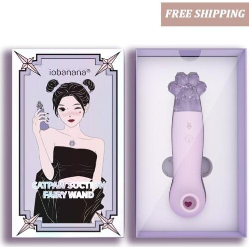 New Pulse sucking vibrator nipple sucker Imitation drill Cat paw atmosphere lights G spot clitoris stimulator sex toys for women