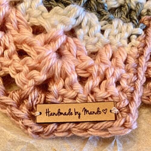 Personalize Leather Tags for Knitting,Leather labels for knitted and crocheted items,leather tags for crochet