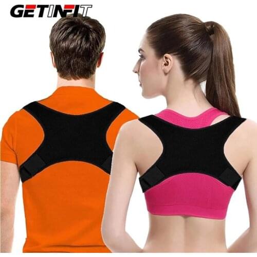 Getinfit Adjustable Back Posture Corrector Clavicle Back Shoulder Posture Correction Back Support Belt For Adult Unisex