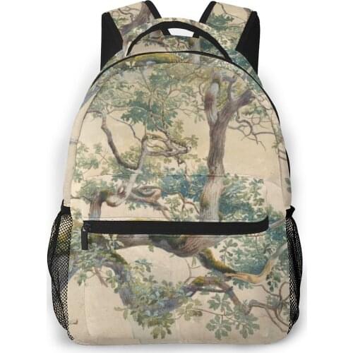 Backpack Casual Travel Bag Tree Branch Drawing School Bag Fashion Shoulder Bag For Teenage Girl Bagpack